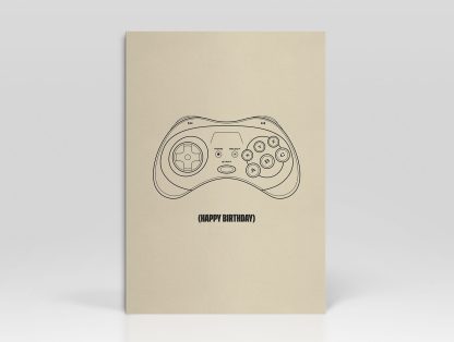 Birthday Card Controller Almond