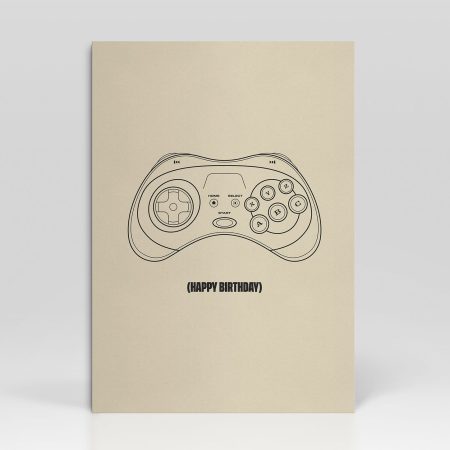 Birthday Card Controller Almond