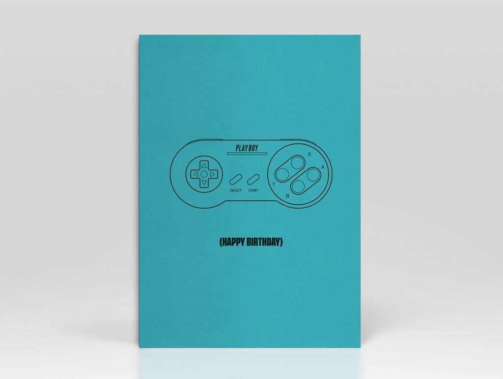 Birthday Card Controller Cyan