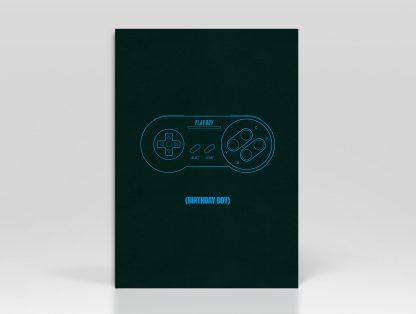 Birthday Card Controller Dark Green Background