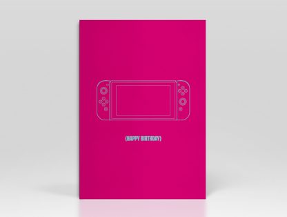 Birthday Card Controller Pink