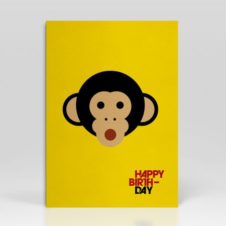 Birthday Card Monkey