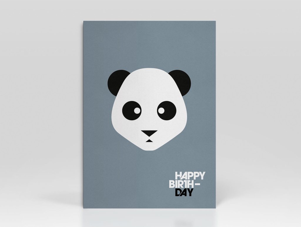 Birthday Card Panda