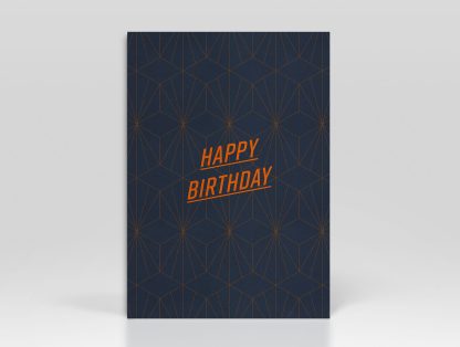 Birthday Card Pattern Flame