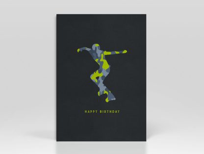 Birthday Card Extreme Sport Rollerblade