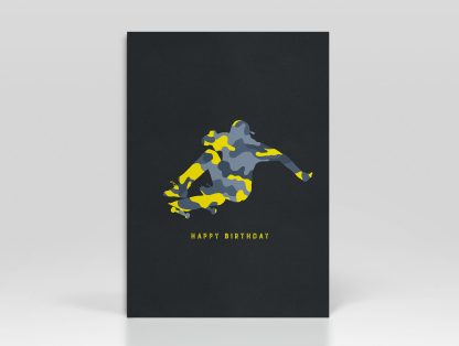 Birthday Card Extreme Sport Skateboarder