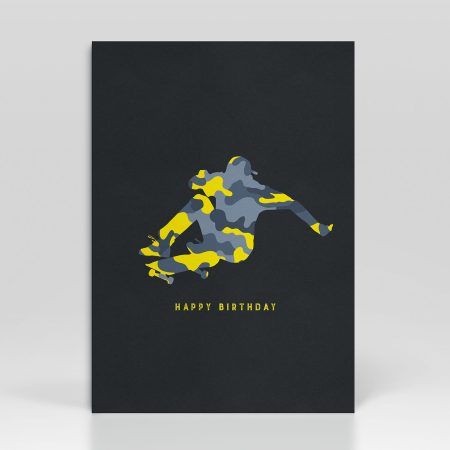 Birthday Card Extreme Sport Skateboarder