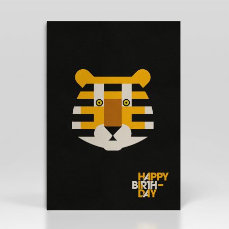 Birthday Card Tiger