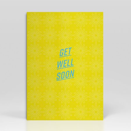 Get Well Soon Card Pattern