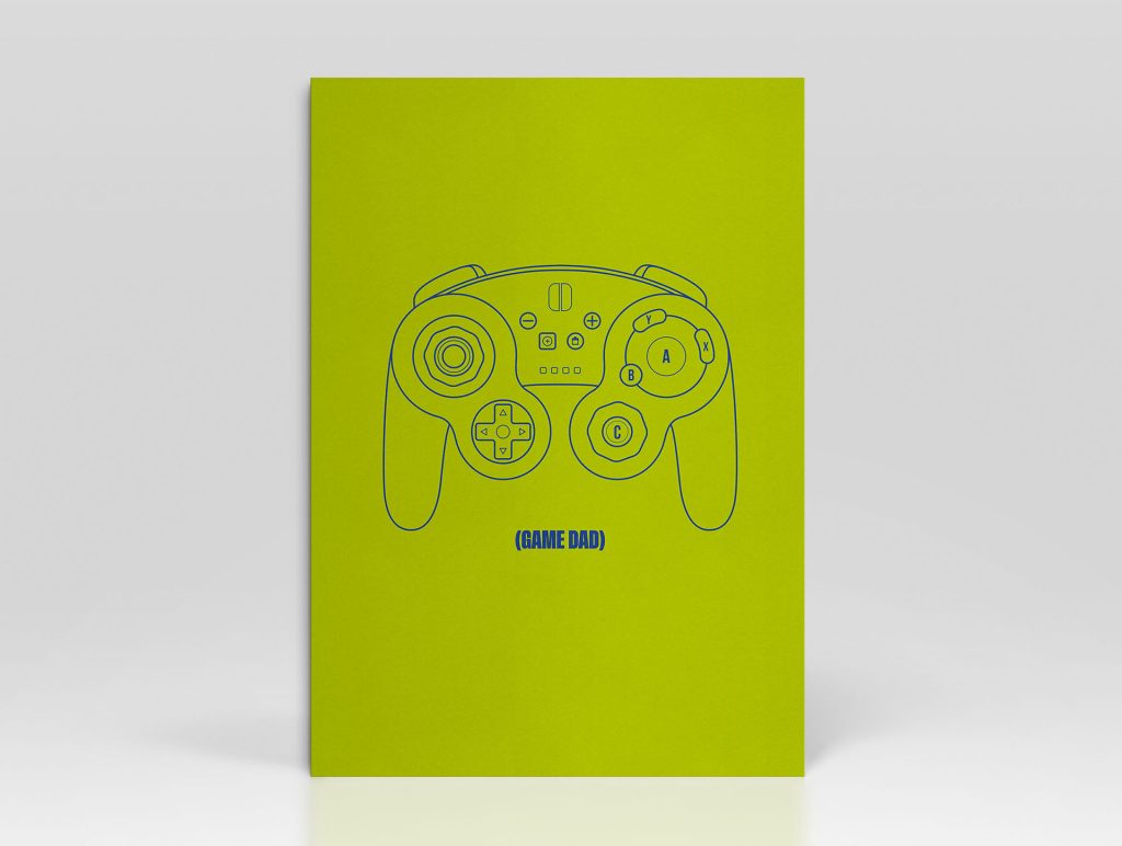 Greetings Card Controller Game Dad