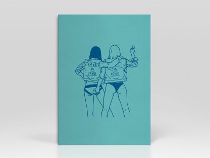 Greetings Card Diversity Love Is Love Knickers