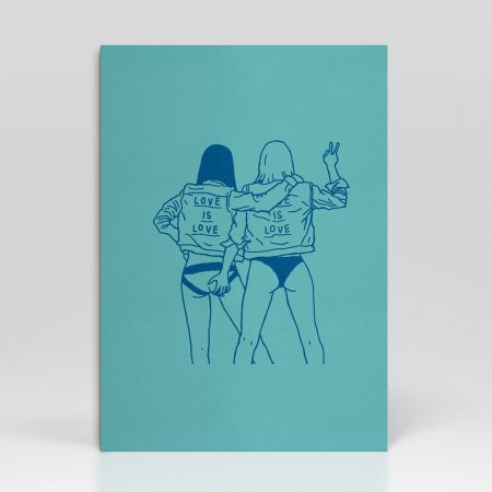 Greetings Card Diversity Love Is Love Knickers