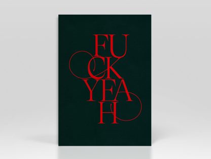 Greetings Card Fuck Yeah