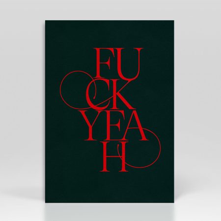 Greetings Card Fuck Yeah