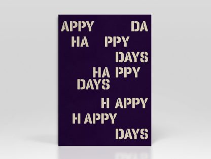 Greetings Card Happy Days