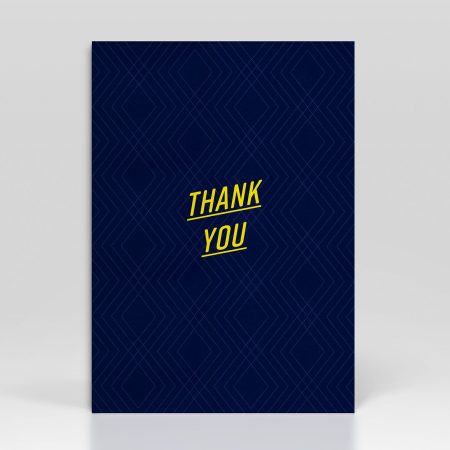 Thank You Card Pattern