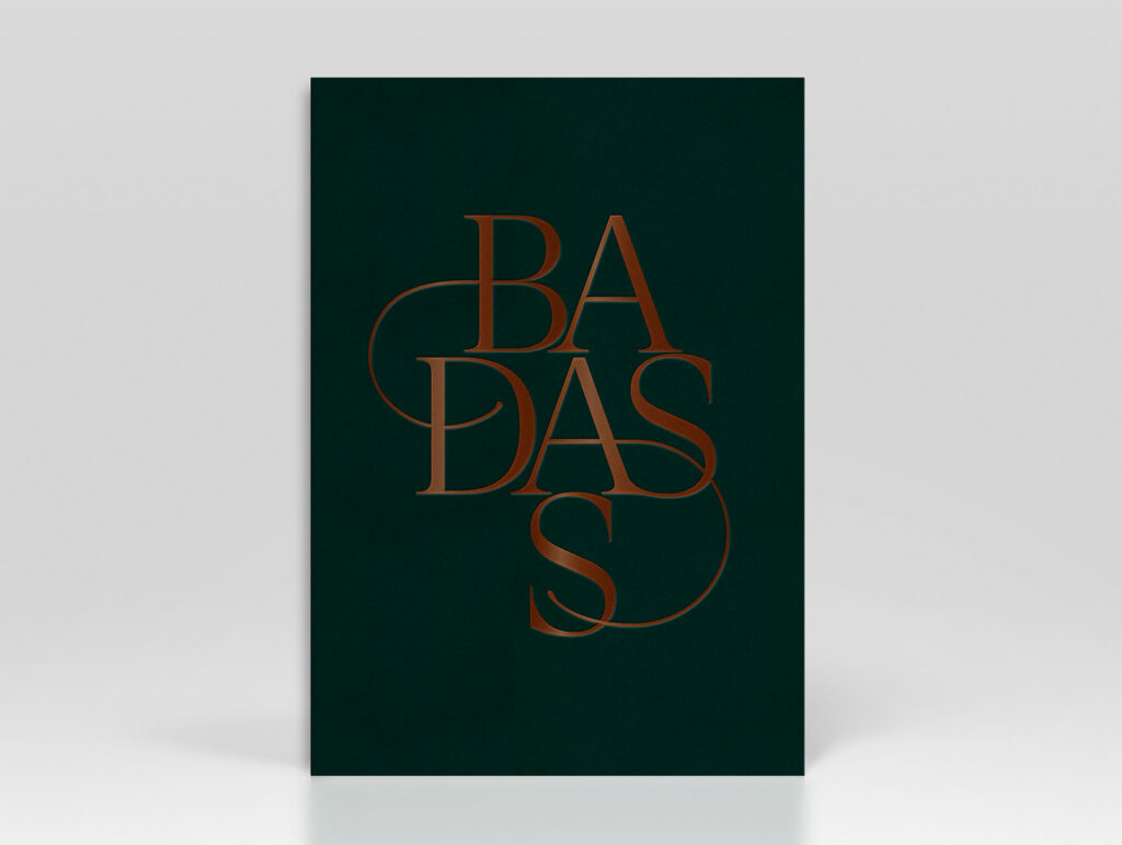 Greetings-Card-BadAss-Copper-Foil