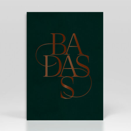 Greetings-Card-BadAss-Copper-Foil