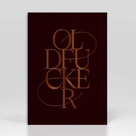 Greetings-Card-OldFucker-copper-foil