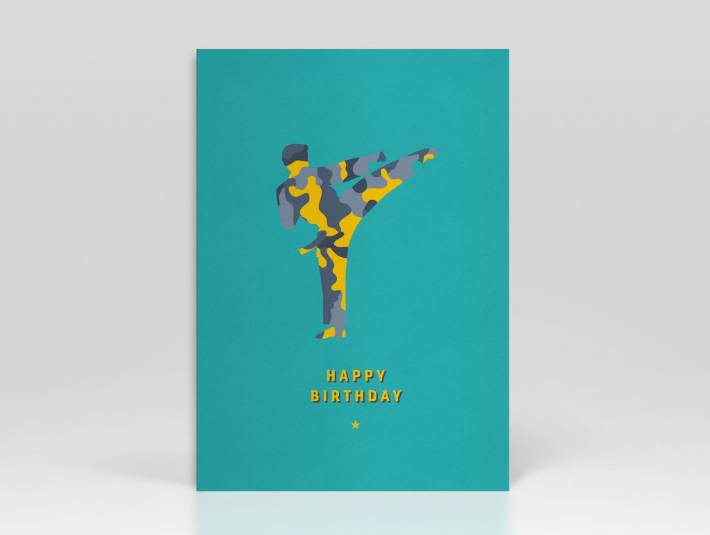 Sport-Birthday-Card-Karate