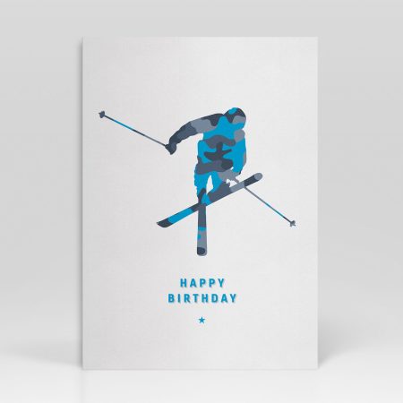 Sport-Birthday-Card-Ski